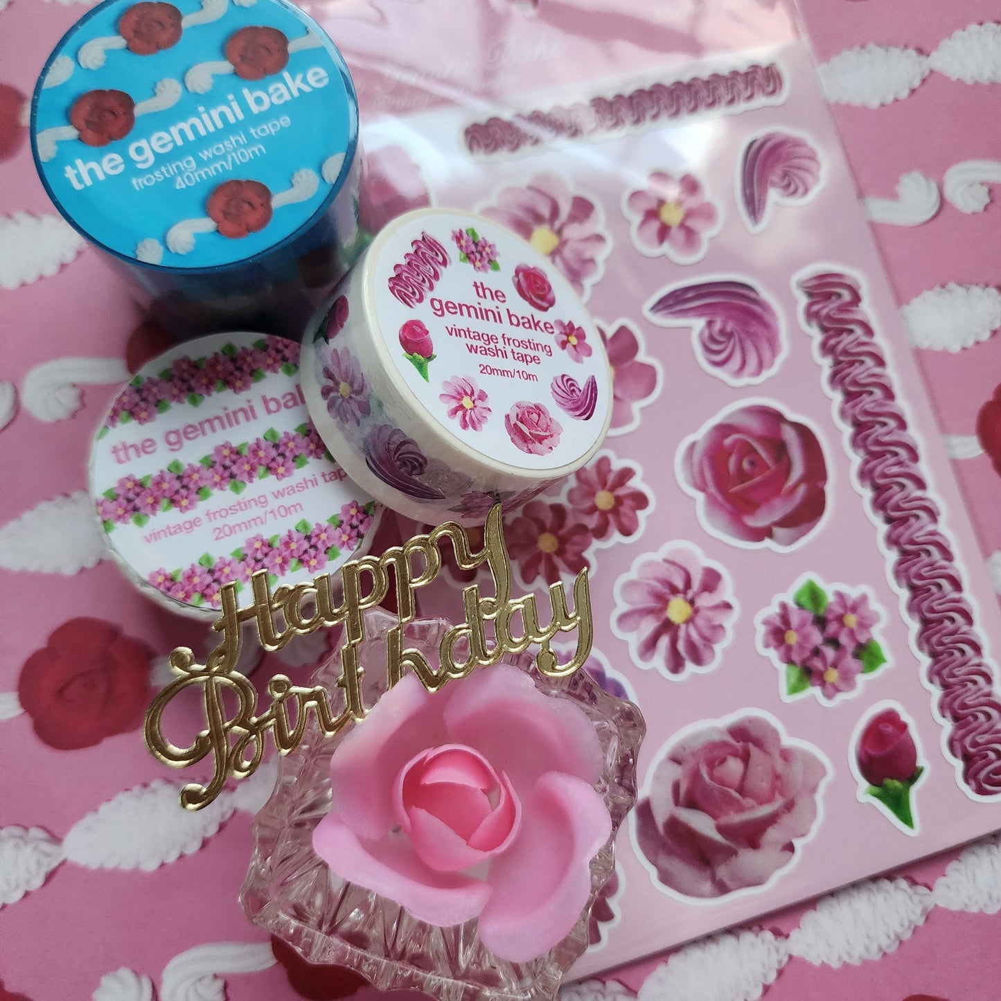 Celebration Box- Washi Tape and Sticker Bundle