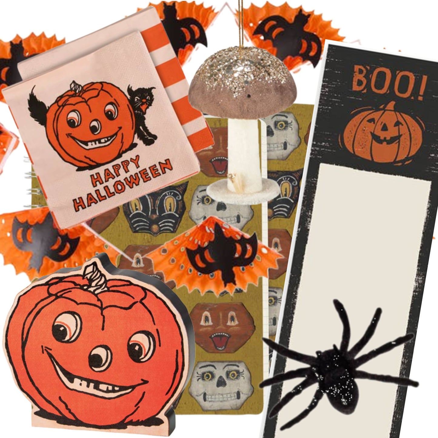 Halloween Vintage Inspired Desk Bundle- Preorder