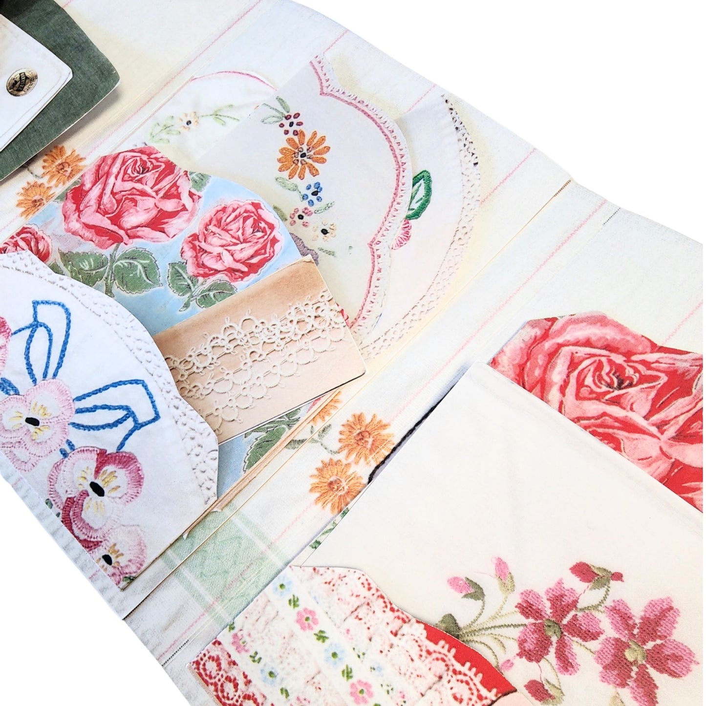 Antique Linens Printable Folio Kit: Digital Download