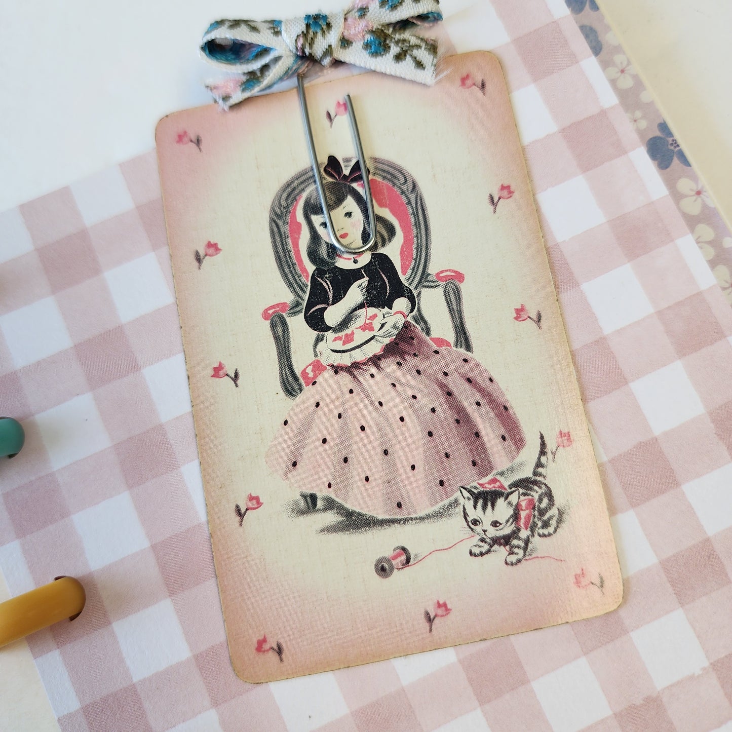 Embellished Bingo Card Mini Disc Journal
