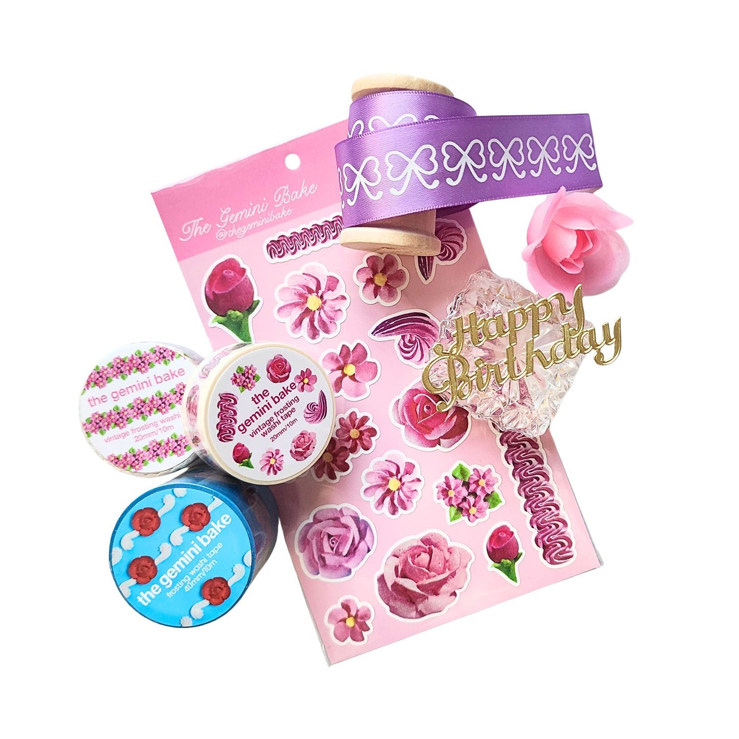 Celebration Box- Washi Tape and Sticker Bundle