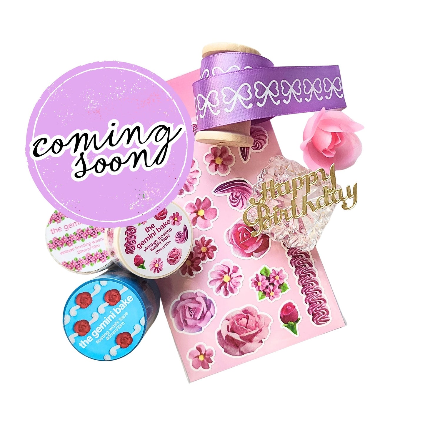 Celebration Box- Washi Tape and Sticker Bundle