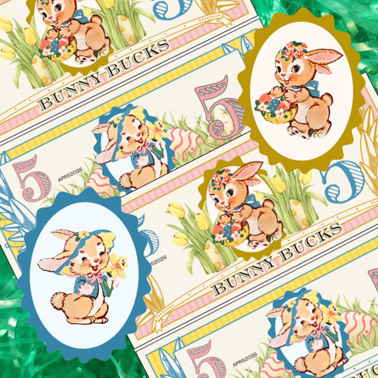 Easter Inspired Play Money: Printable Ephemera (Digital Download)