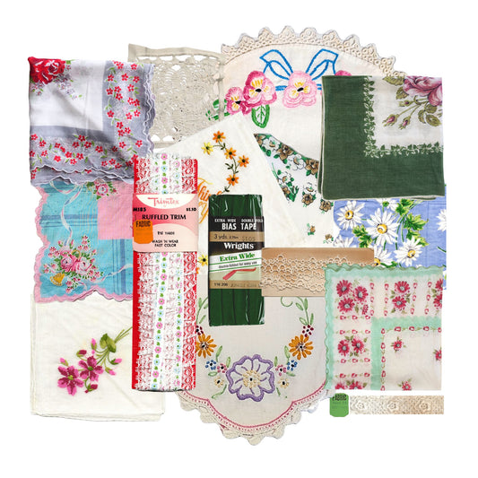 Antique Linens Sticker Pack- Precut Stickers